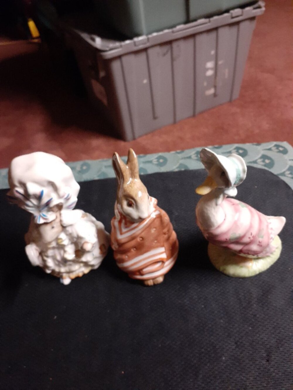 vtg set of 3 Beatrix Potter figurines